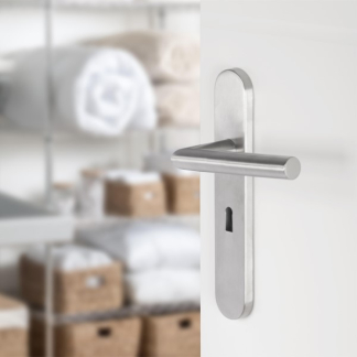 Differnz Deurklink met sleutelschild | Differnz | Amsterdam | 55 mm (RVS, Chroom) 86.020.02 K010830338 - 2