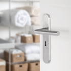 Differnz Deurklink met sleutelschild | Differnz | Amsterdam | 55 mm (RVS, Chroom) 86.020.02 K010830338 - 2