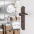 Differnz Deurklink met sleutelschild | Differnz | Groningen | 55 mm (Ovaal, RVS, Brons) 86.023.52 K010830408 - 2