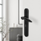 Differnz Deurklink met sleutelschild | Differnz | Groningen | 55 mm (Ovaal, RVS, Zwart) 86.023.12 K010830319 - 2