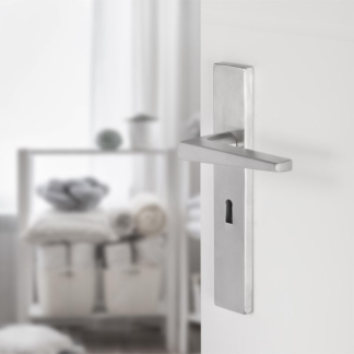 Differnz Deurklink met sleutelschild | Differnz | Rotterdam | 55 mm (RVS, Chroom) 86.025.02 K010830343 - 2