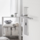 Differnz Deurklink met sleutelschild | Differnz | Rotterdam | 55 mm (RVS, Chroom) 86.025.02 K010830343 - 2