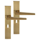 Differnz Deurklink met sleutelschild | Differnz | Rotterdam | 55 mm (RVS, Goud) 86.025.32 K010830393 - 1