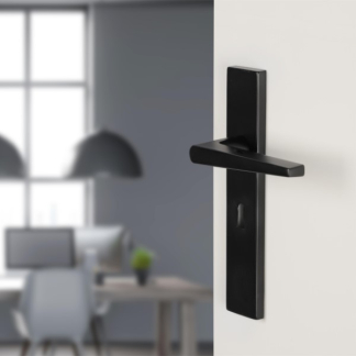 Differnz Deurklink met sleutelschild | Differnz | Rotterdam | 55 mm (RVS, Zwart) 86.025.12 K010830314 - 2
