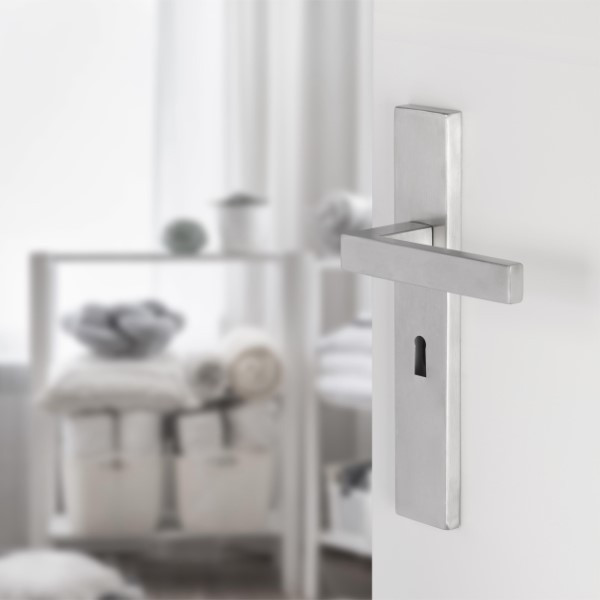 Differnz Deurklink met sleutelschild | Differnz | Tilburg | 55 mm (RVS, Chroom) 86.026.02 K010830348 - 2