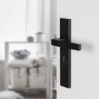 Differnz Deurklink met sleutelschild | Differnz | Tilburg | 55 mm (RVS, Zwart) 86.026.12 K010830309 - 2