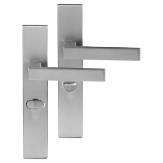 Differnz Deurklink met wc-sluiting schild | Differnz | Tilburg | 63 mm (RVS, Chroom) 86.026.04 K010830350 - 1