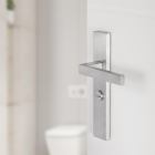 Differnz Deurklink met wc-sluiting schild | Differnz | Tilburg | 63 mm (RVS, Chroom) 86.026.04 K010830350 - 2