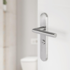 Differnz Deurklink met wc-sluitingschild | Differnz | Amsterdam | 63 mm (RVS, Chroom) 86.020.04 K010830340 - 2