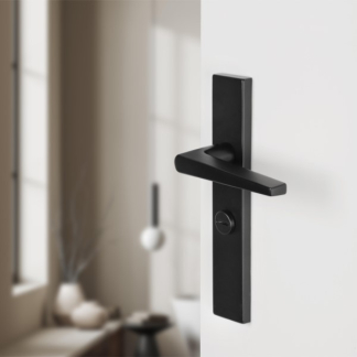 Differnz Deurklink met wc-sluitingschild | Differnz | Rotterdam | 63 mm (RVS, Zwart) 86.025.14 K010830316 - 2