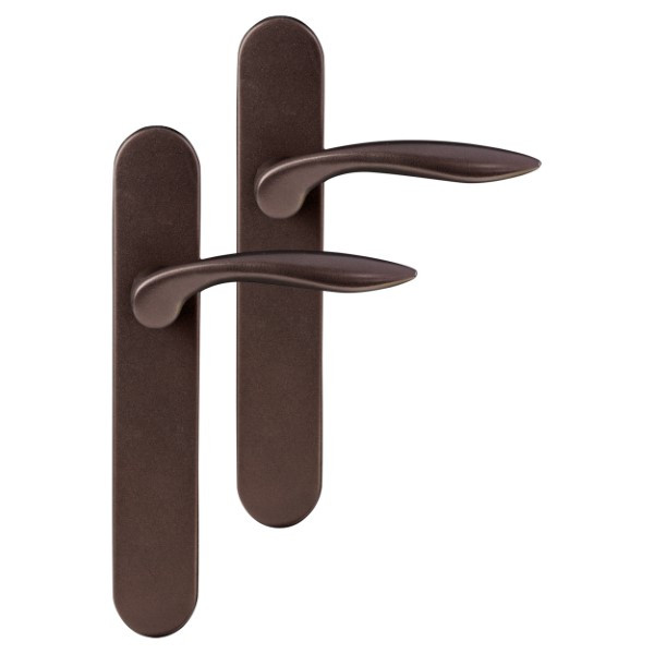 Differnz Deurklink op blindschild | Differnz | Groningen | 55 mm (Ovaal, RVS, Brons) 86.023.51 K010830407 - 1