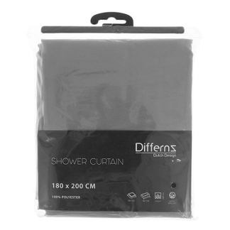 Differnz Douchegordijn | Differnz (180 x 200 cm, Waterafstotend, Grijs) 31.010.14 K010830116 - 4