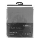 Differnz Douchegordijn | Differnz (180 x 200 cm, Waterafstotend, Grijs) 31.010.14 K010830116 - 4