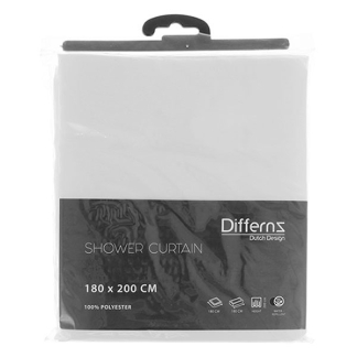 Differnz Douchegordijn | Differnz (180 x 200 cm, Waterafstotend, Wit) 31.010.13 K010830115 - 4