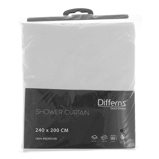Differnz Douchegordijn | Differnz (240 x 200 cm, Waterafstotend, Wit) 31.010.17 K010830119 - 4