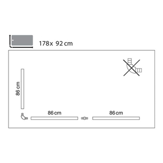 Differnz Douchegordijnstang | Differnz (Universeel, Aluminium, Chroom) 32.310.45 K010830062 - 3