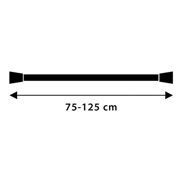Differnz Douchegordijnstang | Differnz (Verstelbaar tot 125 cm, Aluminium, Wit) 32.310.39 K010830063 - 5