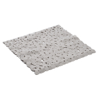Douchemat antislip | Differnz (54 x 54 cm, PVC, Anti-slip, Grijs)