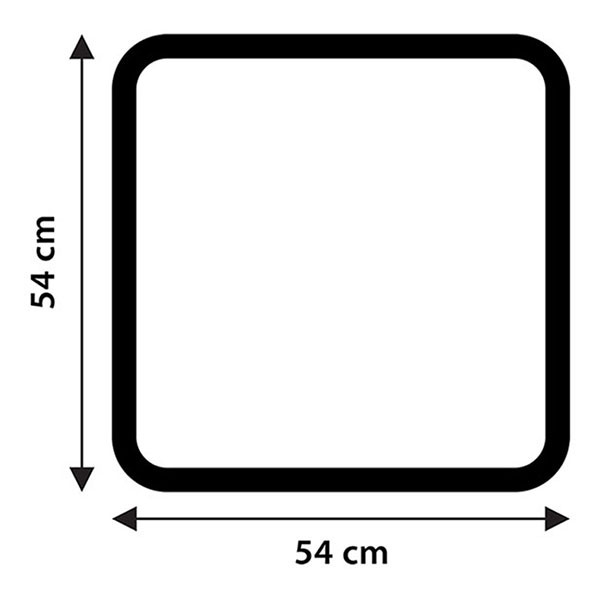 Differnz Douchemat antislip | Differnz (54 x 54 cm, PVC, Anti-slip, Grijs) 31.002.01 K010830099 - 3
