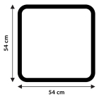 Differnz Douchemat antislip | Differnz (54 x 54 cm, PVC, Anti-slip, Wit) 31.002.03 K010830100 - 3
