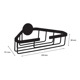 Differnz Doucherek | Differnz (Driehoek, 1 laags, Aluminium, Zwart) 34.100.14 K010830094 - 4