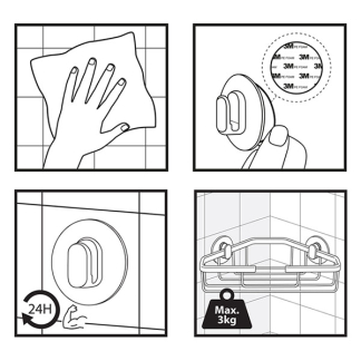 Differnz Doucherek | Differnz (Driehoek, 2 laags, Aluminium, Zwart) 34.100.16 K010830088 - 4