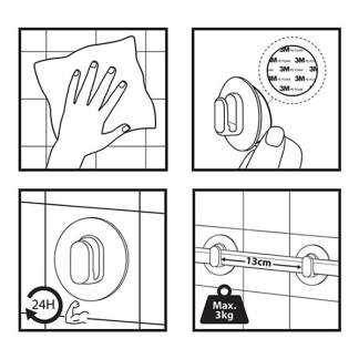 Differnz Doucherek | Differnz (Rechthoek, 2 laags, Aluminium, Zwart) 34.100.15 K010830091 - 4