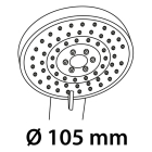 Differnz Doucheset | Differnz (3 standen, Chroom) 33.008.00 K010830054 - 3