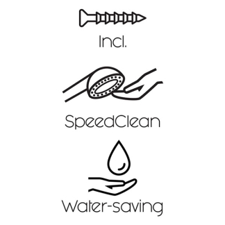 Differnz Doucheset | Differnz (3 standen, Zwart, Deluxe) 33.200.11 K010830056 - 7