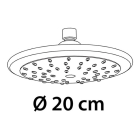 Differnz Doucheset | Differnz (Stortdouche Ø 20 cm, Met handdouche, Chroom) 33.002.00 K010830058 - 7