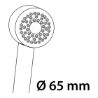 Differnz Doucheset | Differnz (Stortdouche Ø 20 cm, Met handdouche, Chroom) 33.002.00 K010830058 - 8