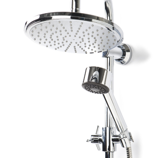 Differnz Doucheset | Differnz (Stortdouche Ø 20 cm, Met handdouche, Chroom) 33.002.00 K010830058