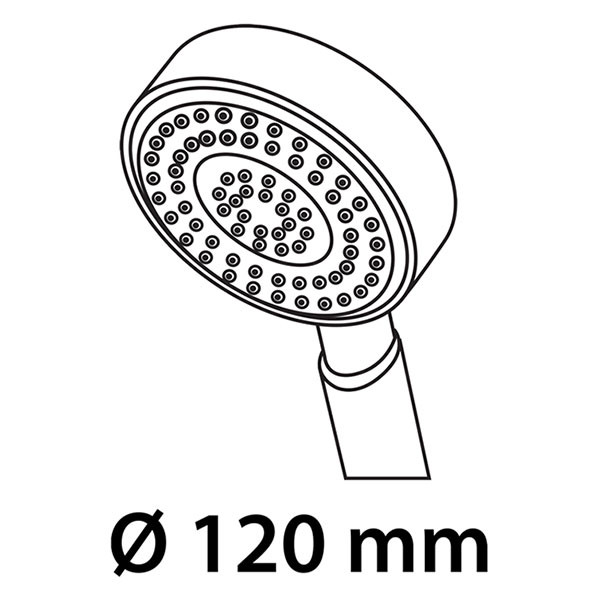 Differnz Doucheset | Differnz (Stortdouche Ø 25 cm, Met handdouche, Chroom) 33.006.00 K010830057 - 7