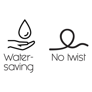 Differnz Doucheslang | Differnz (150 cm, Kunststof, Chroom) 33.200.07 K010830068 - 4