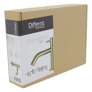 Differnz Fonteinkraan | Differnz (Koudwaterkraan, Goud, Gebogen) 30.412.87 K010830040 - 8