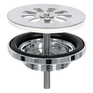 Differnz Fonteinset | Differnz | Cleo (Rond, Keramiek, Chroom) 38.401.13 K010830015 - 4