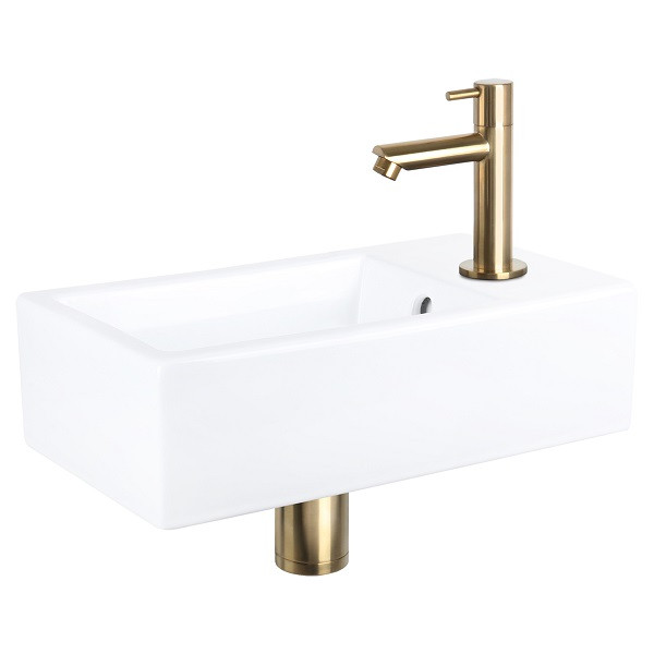 Differnz Fonteinset | Differnz | Force (Keramiek, Overloop, Goud) 38.400.59 K010830023 - 1