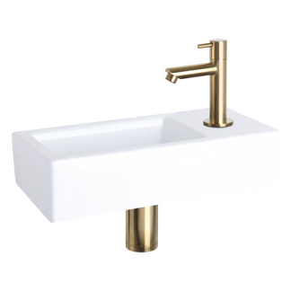 Differnz Fonteinset | Differnz | Helios (Keramiek, Goud, Kraan rechts) 38.602.04 K010830457 - 1