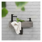 Differnz Fonteinset | Differnz | Jax (Beton, Zeepdispenser, Matzwart) 38.251.10 K010830027 - 7