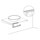 Differnz Handdoekrek | Differnz (35 x 14 cm, RVS, Chroom) 38.215.14 K010830072 - 4