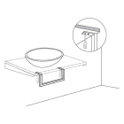 Differnz Handdoekrek | Differnz (50 x 14 cm, RVS, Zwart) 38.215.09 K010830077 - 4