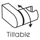 Differnz Handdouchehouder | Differnz (Kantelbaar, Kunststof, Zwart) 33.200.14 K010830079 - 3