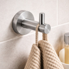 Differnz Wandhaak | Differnz (Wandmontage, RVS, Mat chroom) 34.600.81 K010830132 - 2