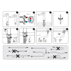 Differnz Wastafelkraan | Differnz (Mengkraan, Goud, Recht) 30.414.74 K010830046 - 9