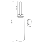 Differnz Wc-borstel | Differnz (Wandgemonteerd, RVS, Chroom) 34.600.60 K010830126 - 2