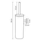 Differnz Wc-borstel | Differnz (Wandgemonteerd, RVS, Mat chroom) 34.600.61 K010830127 - 3