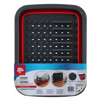Dirt Devil Afdruiprek | Dirt Devil | 37.5 x 29.5 x 11.5 cm (Opvouwbaar, Rood) 871125224553 K170105185 - 2