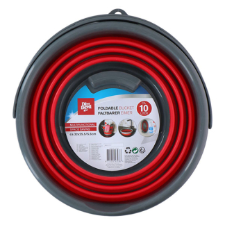Dirt Devil Emmer | Dirt Devil | 10 liter (Opvouwbaar, Rood) 871125247538 K170105184 - 2