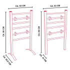 Dirt Devil Handdoekradiator | Dirt Devil | 100W (Aluminium, IP22, 6 stangen, Wand/staand) 871125204597 K170101510 - 8