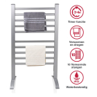Dirt Devil Handdoekradiator | Dirt Devil | 150W (Aluminium, IP22, 10 stangen, Wand/staand) 871125204598 K170101511 - 4